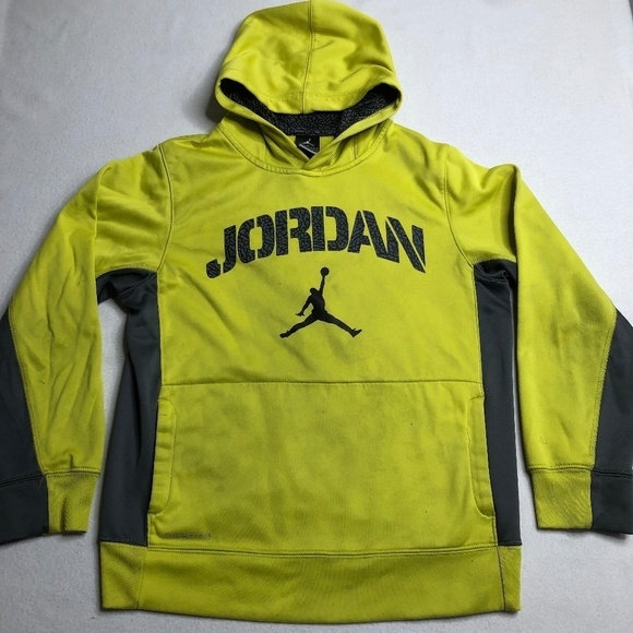 JORDAN BOYS LGG THERMA-FIT‎ HOODIE SWEATER JACKET SWEATSHIRT - Picture 1 of 15
